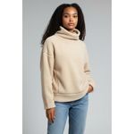 Tuckernuck Tan Teddy Fleece Rollins Pullover Medium Long Sleeve Oversize Pile Photo 1