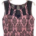 Enfocus Studio  Sleeveless Dress With Black Velvet Graphics Size 12 Photo 5