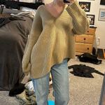 We Wore What Oversized Asymmetrical Sweater Photo 0