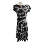 Ralph Lauren Lauren Trompe L’Oeil Concho Belt Print Dress Medium Western Boho Photo 1