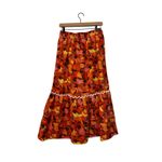 Farm Rio Tiered Flare-Hem Printed Midi Skirt Photo 6