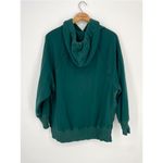 American Eagle  oversized hangout hoodie boho slouchy deep turquoise size s Photo 3