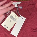 Lucky Brand Women's NWT  soft red wrap long sleeve top fall extra small holiday Photo 5