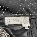Scala  Silk Beaded One Shoulder Long evening gown 1X NWOT Photo 4