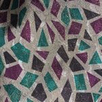 Akira Black Label Purple/Green/Black Strapless Corset Mini Dress NWT Sz M Photo 5