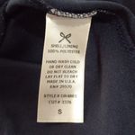 Everly Blue & Fuchsia Graphic Block Print Roll Up Sleeve Pull On Mini Dress Photo 10