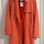 Solitaire Coral Trench Coat Photo 0
