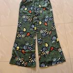 Traffic People Green and Yellow Flare Pants Size L Photo 0
