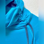 Nike  Pro Teal Blue Cowl Neck Sweater Jacket! Photo 2