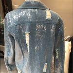 Honey Punch DENIM JEAN SEQUIN JACKET Photo 7