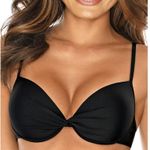 Relleciga NWT  Yellow Purple Floral Push Up Bikini Top Twist Underwire Size XXL Photo 11