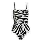 Boston Proper New.  animal print swimsuit   Small. Retails $127 Photo 7