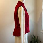 Schaefer Steamboat Springs Colorado USA Red Wool Zip Up Riding Adjustable M Size M Photo 4