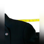 Rachel Roy RACHEL Black Mock Neck Moto Jacket Blazer, Size 4 Photo 8