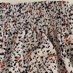 Roommates Floral Petal Sleeve Cinched High Collar Blouse Top Women's Sz S Photo 5