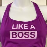 VSX Sport Victoria’s Secret Bright Purple Razorback Elastic Sports Bra Photo 3