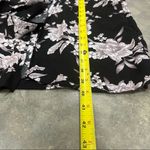 Spiritual Gangster Kimono Womens OS Black Floral Open Tie Front Cover Up Boho Photo 10