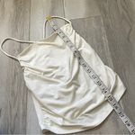 & Other Stories & Other Stories Tank Top ruched crop tie back womens Cream (xsmall) going out Photo 3