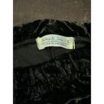 Haley & June Shorts Womens XL Black Crushed Velvet Lounge Dolphin Hem Stretch Photo 2
