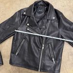 Stradivarius  Leather Moto biker jacket Photo 5