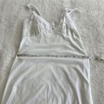 Vintage Sliperfection Slip Dress Womens M 36 White Satin Lace 70s Y2K Fairy VTG Size M Photo 5