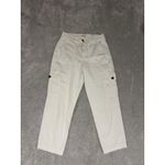 Boden Pants Womens 6 Ivory Cargo Trouser Soft Military Ankle Y2K Photo 1