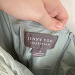 NWT Jenny Yoo Cerise Maternity Morning Mist Luxe Chiffon Bridesmaid Dress Size 8 Green Photo 7