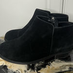 Softwalk  Black Suede Ankle Boot 7.5WW Photo 0