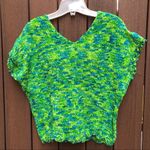 Handknit cotton chenille pullover sweater Size undefined Photo 1