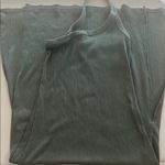 Aerie (2) Ribbed One Shoulder Dresses In Cream and Green Size Small Photo 1