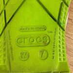 Crocs  Beach Line Slip On Boat Shoes Pink Green Women 7 Photo 7