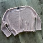Wooden Ships Crew Sweater Light Pink Cotton M/L Photo 0