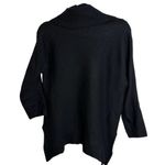 Tahari  Extra Fine Merino Wool Black Cowl Neck Sweater Sz Small Photo 2