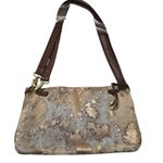 Cowhair shoulder crossbody bag purse genuine leather Brown Photo 2