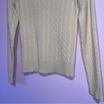 Peck & Peck Cashmere Cable Knit Sweater S Turtleneck Normcore Coastal Academia Photo 2