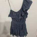 Buddy Love One Shoulder Gray Star Dress Photo 5