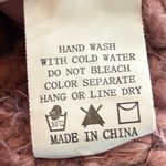 Dreamers  Burgundy Mauve Eyelash Sweater Size M/L With Mock Neckline Photo 6