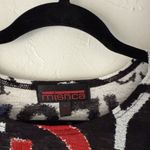 Mishca Dress Y2k City Small Black White Red Long Sleeve Lace‎ Yes Print Dress Photo 3