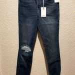 Good American NWT  Good Legs Skinny Blue Distressed Size 10 Photo 0