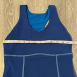 Lululemon Women’s Sz 4 Racer Back Sleeveless Athletic Workout Yoga Blue Tank Top Photo 2