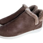 Olukai Brown Shearling Slip Photo 0