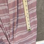 LuLaRoe NWT  Cardigan Womens Size Medium  Sarah Long Duster Pink Pockets Striped Photo 8