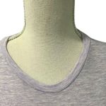 Adidas  Lavender Purple Space Dye Women’s Crew Neck Athletic T Shirt Logo Sz S Photo 3