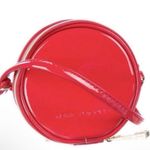 Marc Jacobs NWT Mini 4" Red Patent Leather Crossbody Round Circle Canteen Bag Photo 4