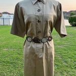 Michael Kors  Made In Italy Sand Shirt Dress Photo 0