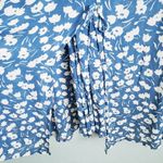 Reformation  Blue Floral Roberta Dress Photo 8