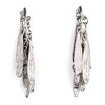 Paparazzi Pursuing the Plume Black Post Earrings (173) Photo 1