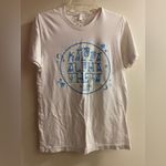 Kappa Canvas Womens White Tee T Shirt S Small  Alpha Theta Bid Day 2019 Photo 0