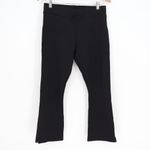 American Giant Ponte Kick Flare Pant Size 10 Made In USA Black Photo 1