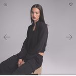 SKIMS  Women’s‎ M Zip Up Track Jacket Charcoal Black Cropped Sporty Loungewear Photo 1